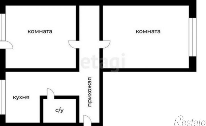 1-комн квартира Красноармейская улица, 95А,  д. 95А