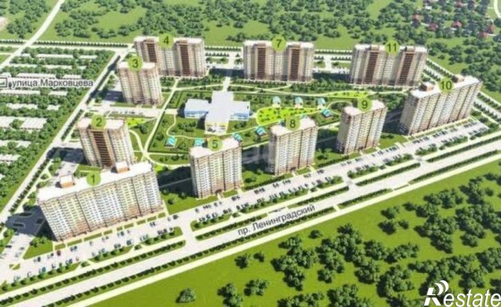 2-комн квартира Ленинградский проспект, 46,  д. 46