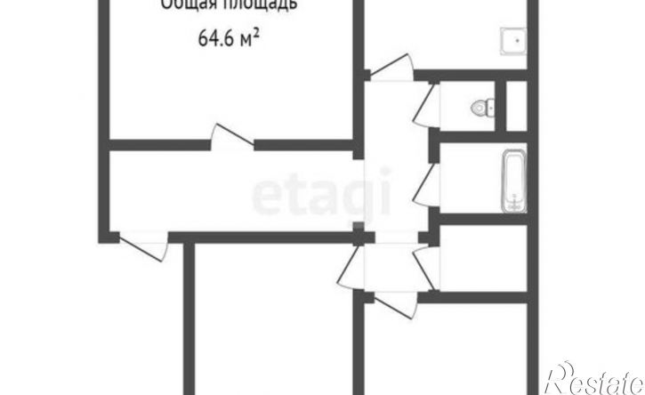3-комн квартира Предзаводская улица, 1А,  д. 1А
