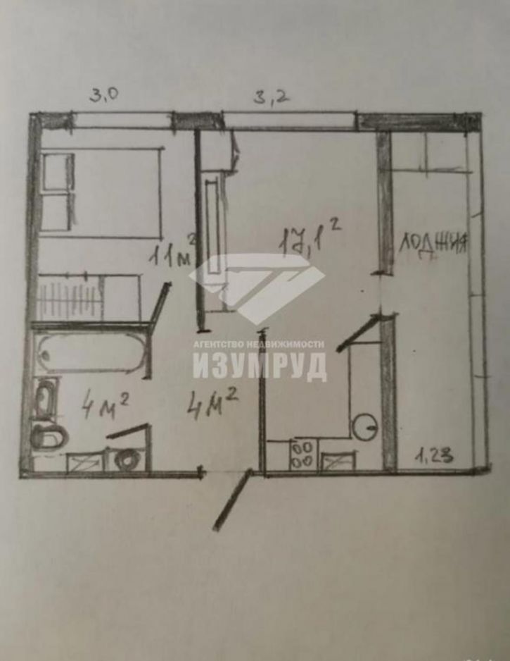 1-комн квартира Химиков пр-кт, 34/1