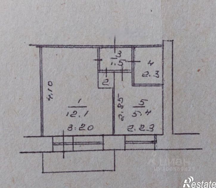 1-комн квартира ул Пролетарская, 28,  д. 28