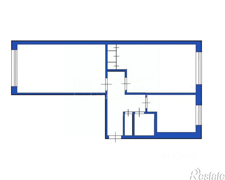 2-комн квартира пр-кт Шахтеров, 46,  д. 46