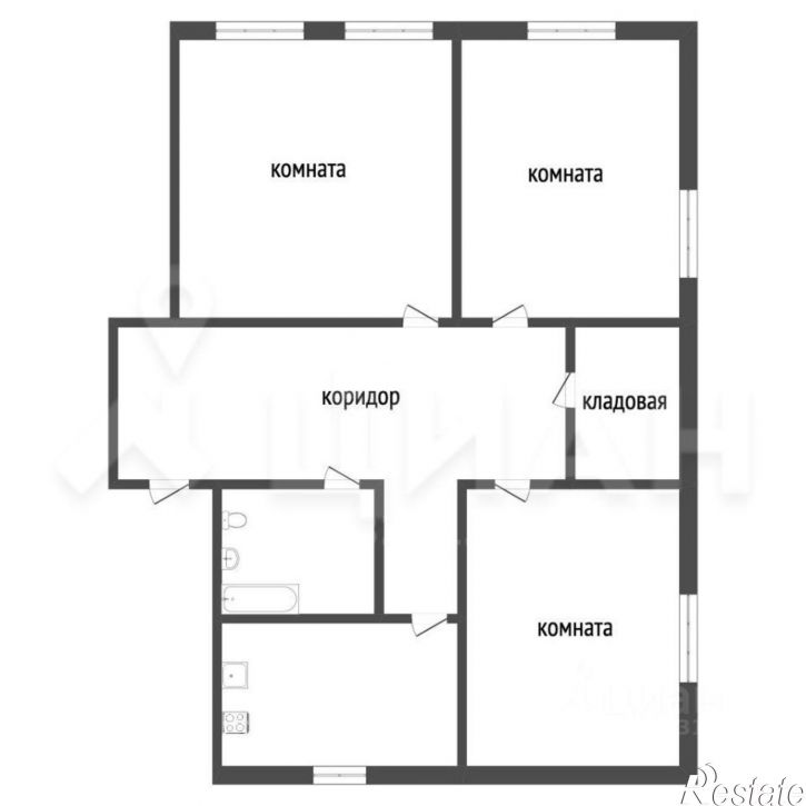 3-комн квартира улица Сергея Тюленина, 1,  д. 1