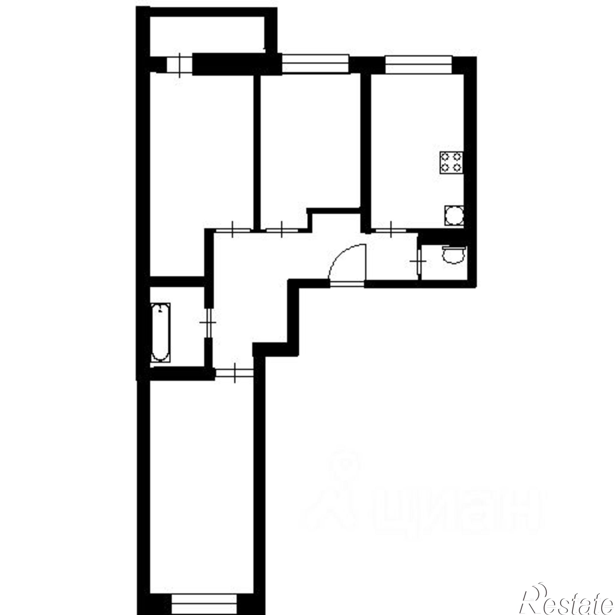 Купить квартиру за 5 500 000 рублей на Ленинградский проспект, 27А
