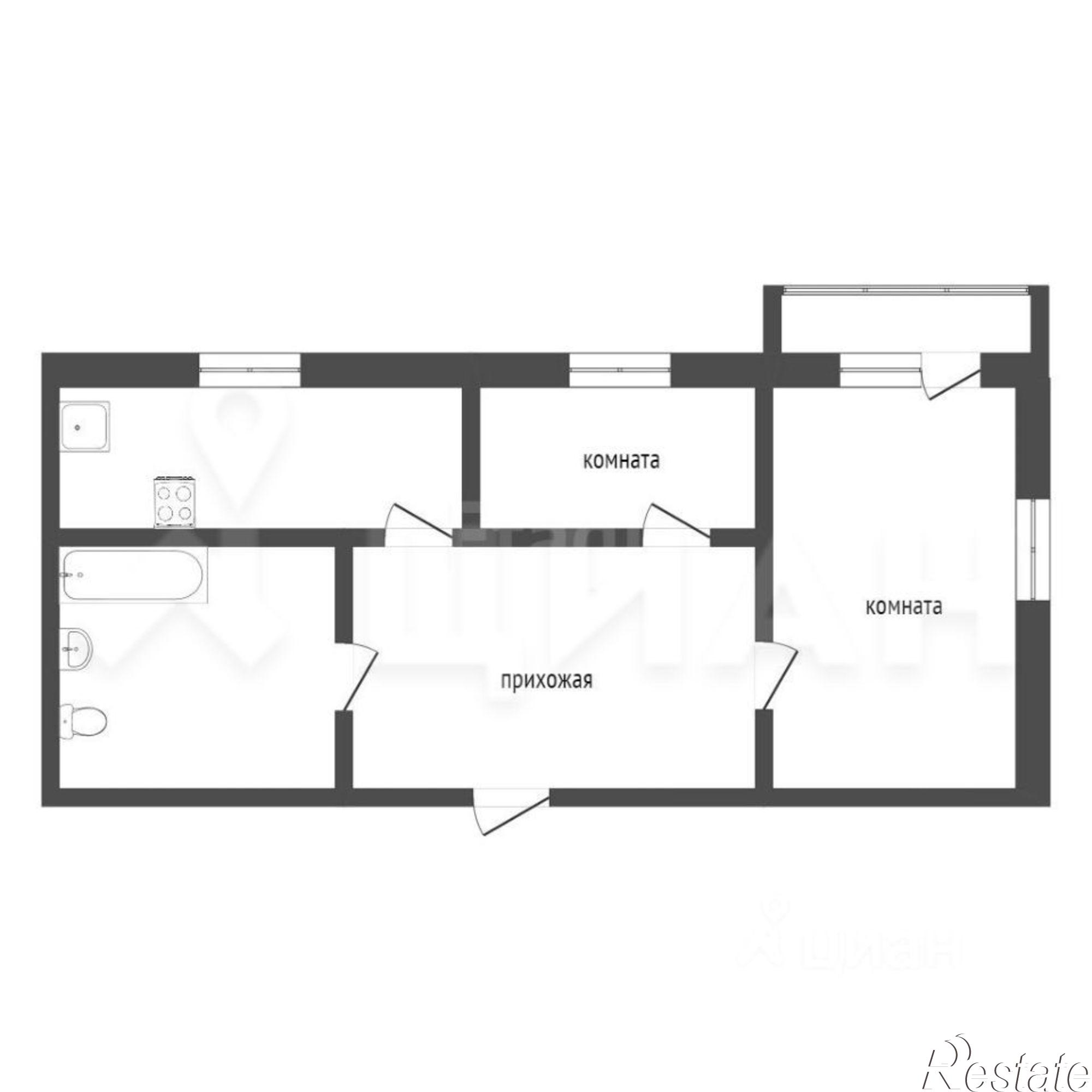 Купить квартиру за 5 350 000 рублей на проспект Ленина, 141