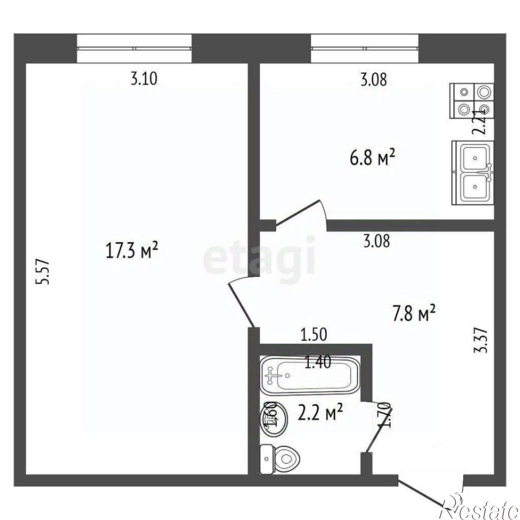 Купить квартиру за 3 100 000 рублей на бульвар Строителей, 19