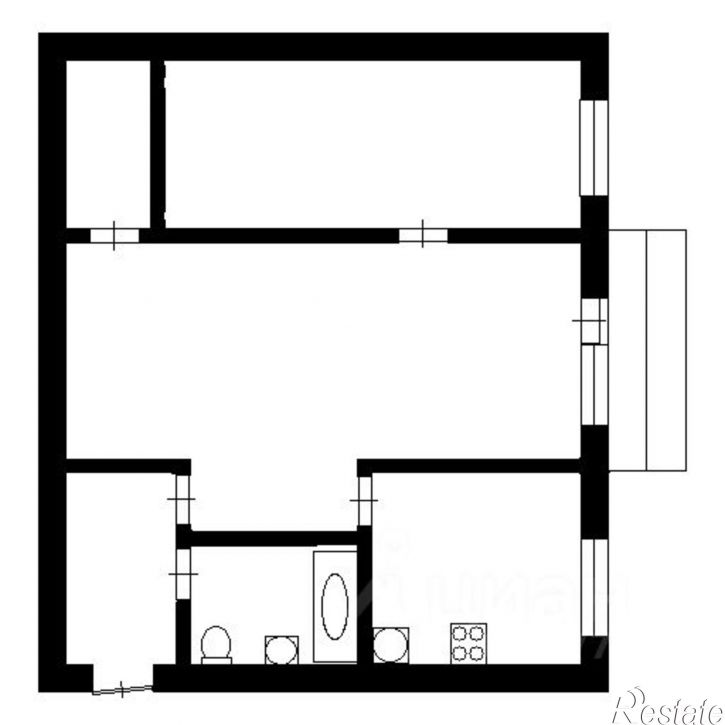 2-комн квартира Волгоградская улица, 18,  д. 18