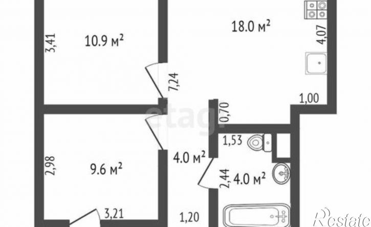 3-комн квартира Московский проспект, 18 к5,  д. 18 к5