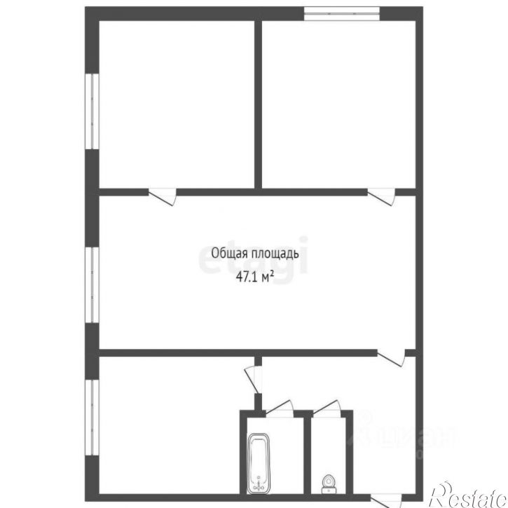 3-комн квартира улица Ворошилова, 8,  д. 8