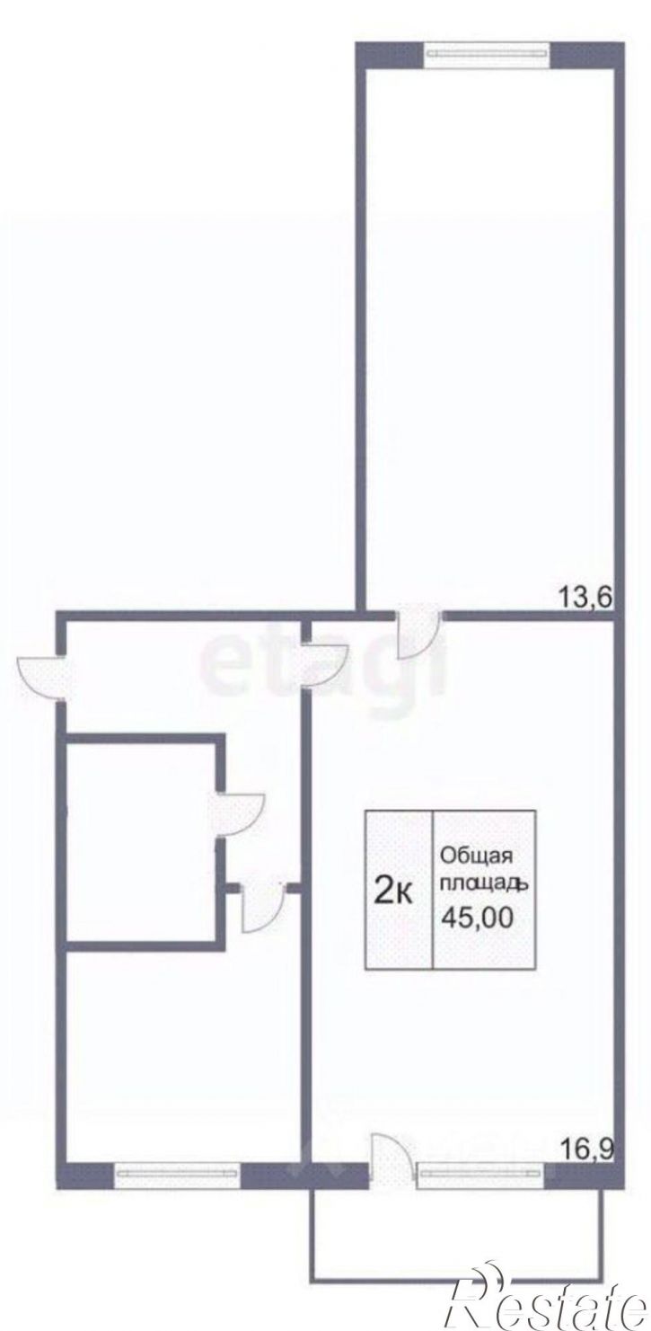 2-комн квартира Московский проспект, 23,  д. 23