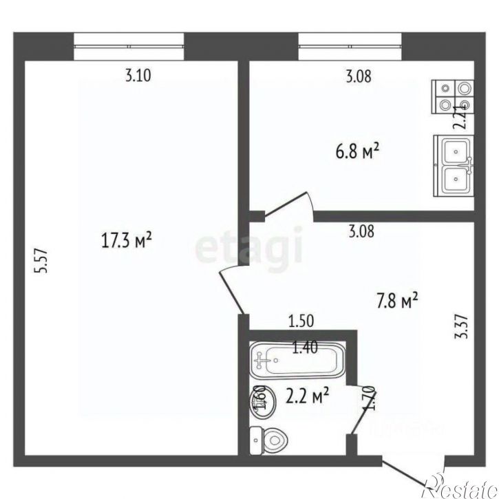 2-комн квартира бульвар Строителей, 19,  д. 19