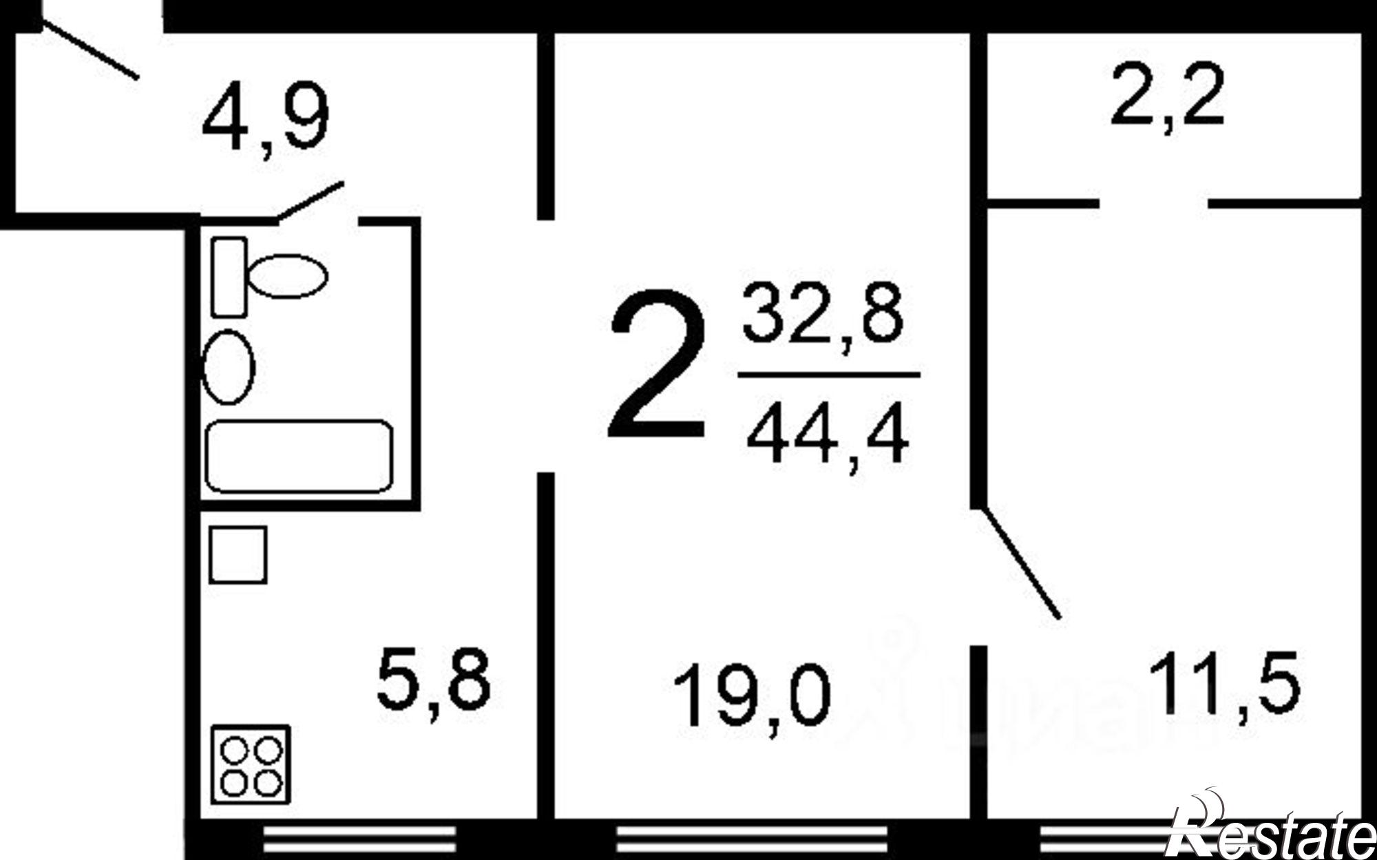 Купить квартиру за 5 250 000 рублей на Комсомольский проспект, 49