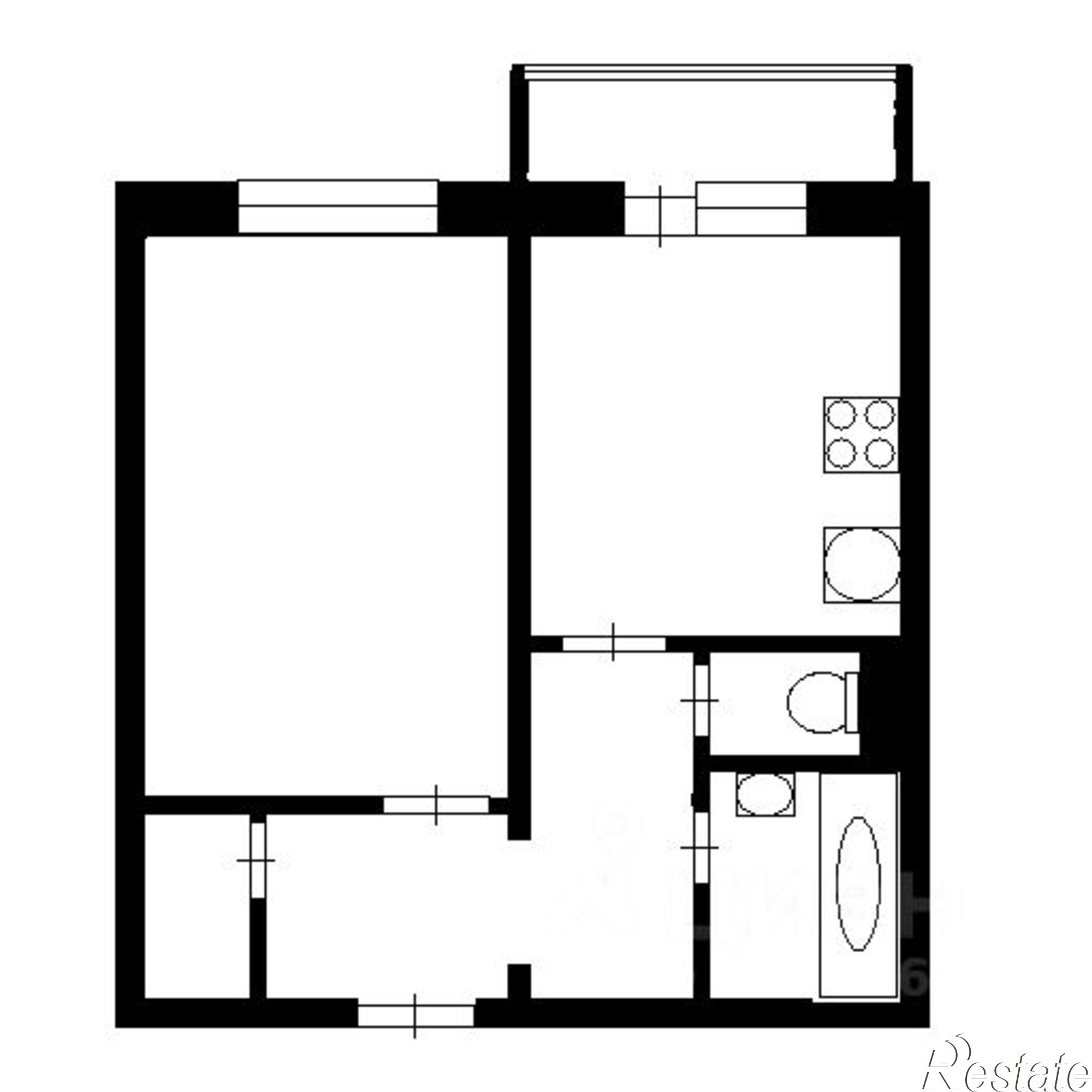 Купить квартиру за 3 700 000 рублей на Комсомольский проспект, 43