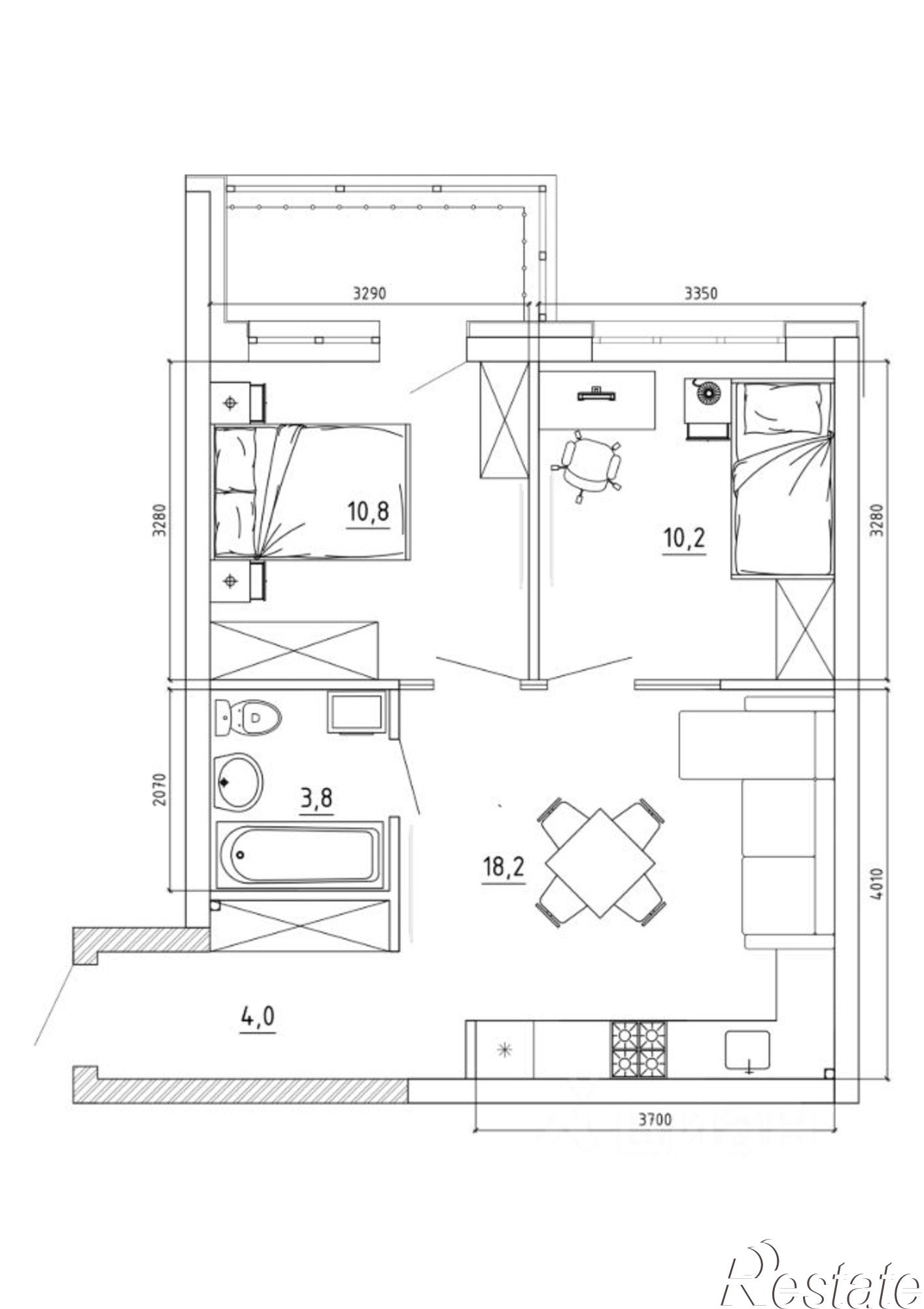 Купить квартиру за 9 604 750 рублей на улица Терешковой