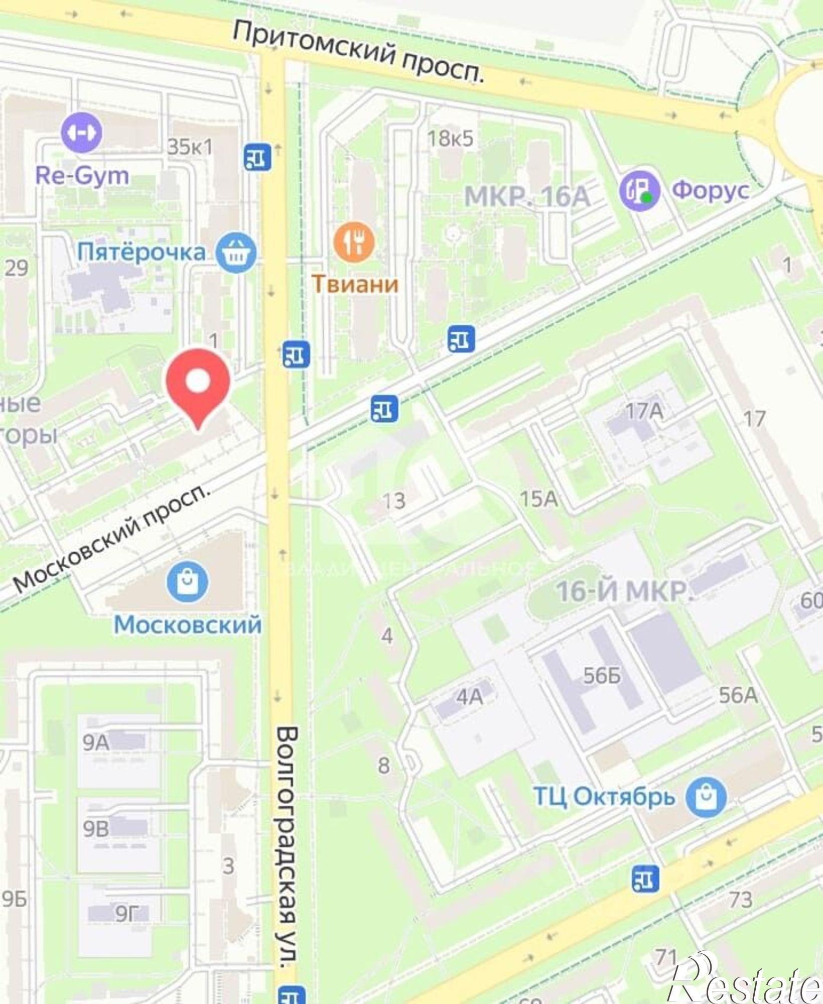 Купить гараж, место в паркинге за 3 150 000 рублей на Московский пр-кт, 16