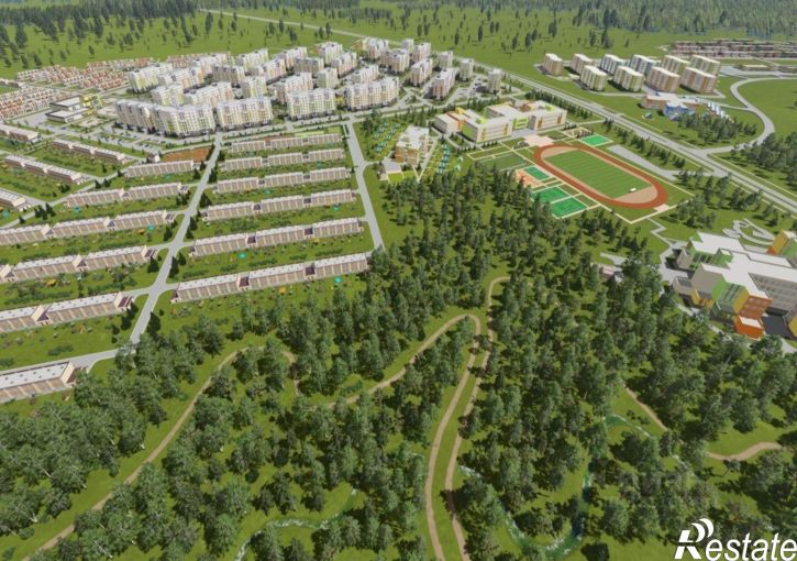 1-комн квартира в новом доме жилой район Лесная Поляна