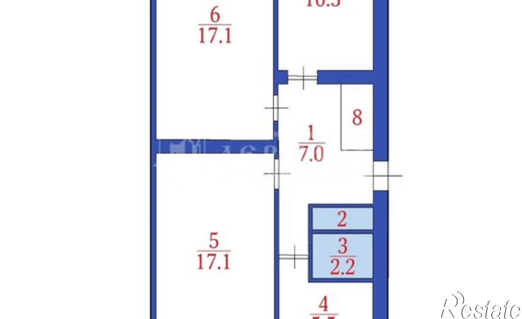Купить квартиру за 4 850 000 рублей на проспект Ленина, 141А