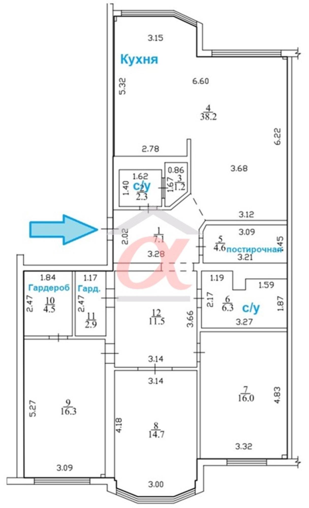Купить квартиру за 19 000 000 рублей на Строителей бульвар, 53а