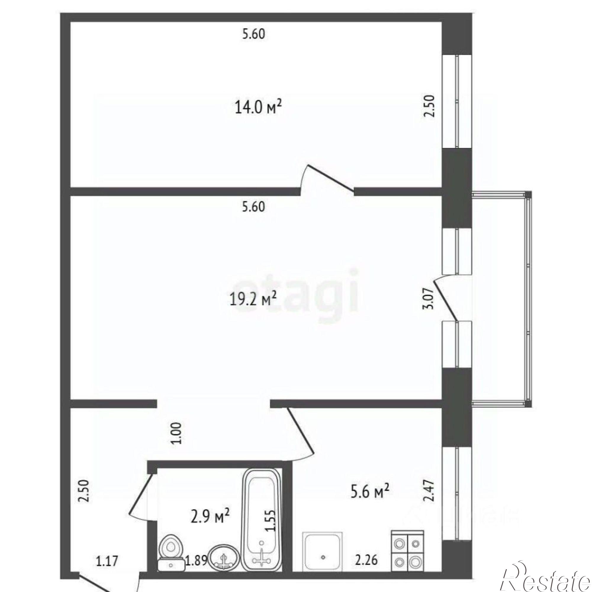 Купить квартиру за 4 299 000 рублей на улица 9 Января, 4А