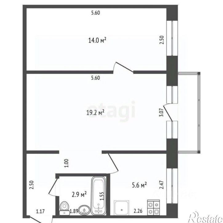 2-комн квартира улица 9 Января, 4А,  д. 4А