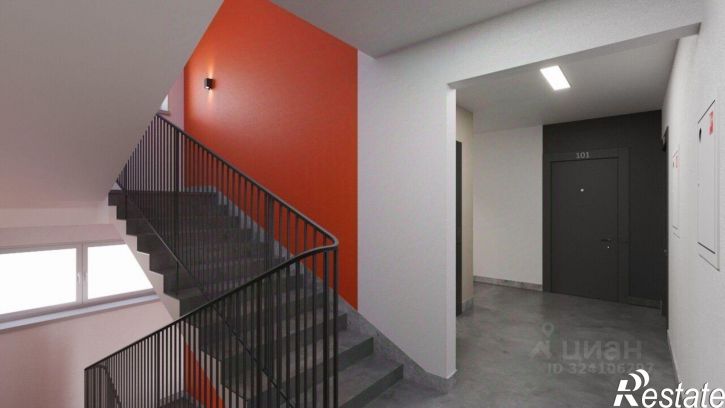 1-комн квартира в новом доме улица 1-я Линия, 18Б,  д. 18Б