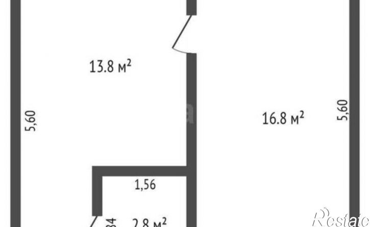 1-комн квартира улица Попова, 5,  д. 5
