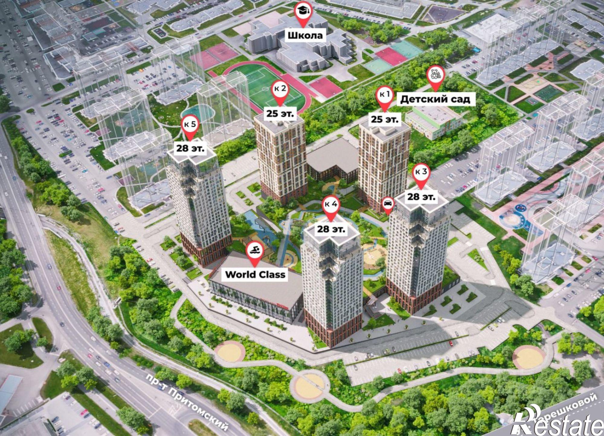 Купить квартиру за 12 110 000 рублей на улица Терешковой, 16Б