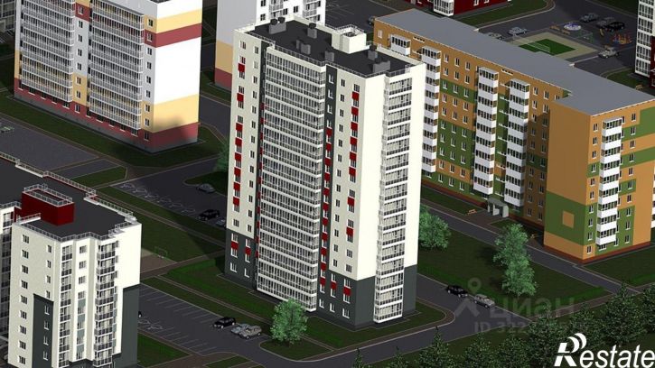 2-комн квартира в новом доме Космическая улица, 4Г