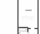 1-комн, 17кв м, этаж 6/9 ул Ворошилова, 17А