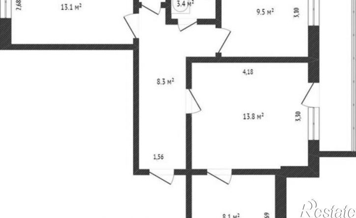 3-комн квартира улица Дружбы, 35,  д. 35