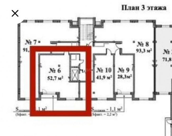 2-комн квартира в новом доме Ермака, 7