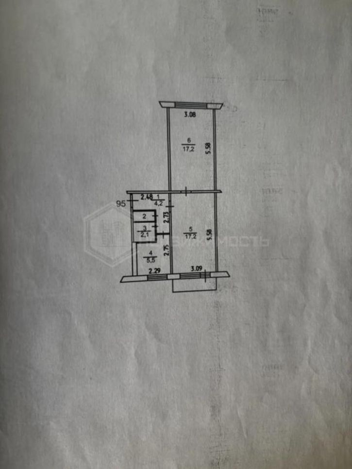 2-комн квартира Ленина пр-кт, 125а