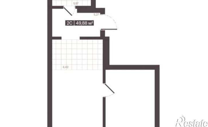 2-комн квартира в новом доме улица Гагарина, 128,  д. 128