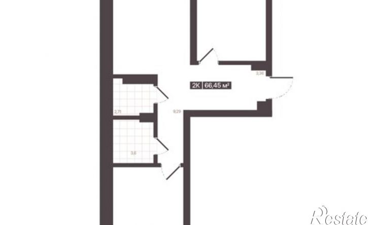 2-комн квартира в новом доме ул Гагарина, 141,  д. 141