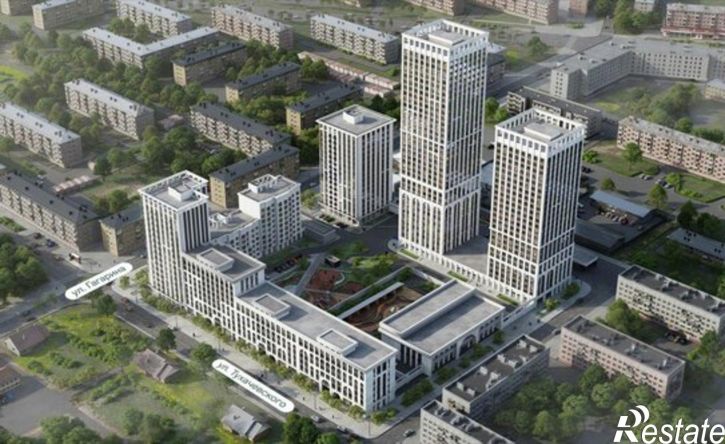 1-комн квартира в новом доме улица Гагарина, 128,  д. 128