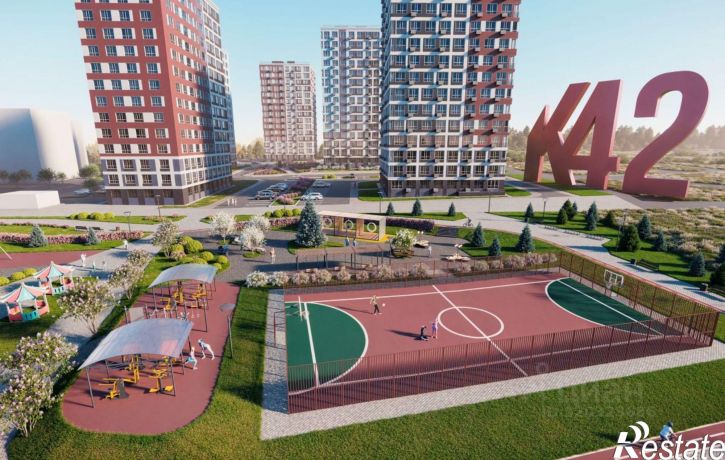 1-комн квартира в новом доме улица Дружбы, 11