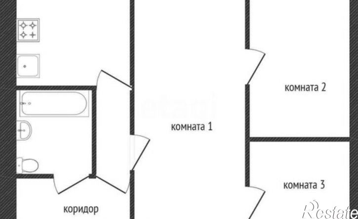 3-комн квартира ул Мичурина, 33,  д. 33