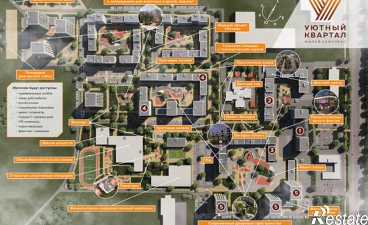 1-комн квартира в новом доме улица Терешковой, 39Б