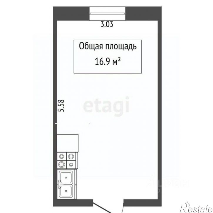 1-комн квартира ул Красноармейская, 114,  д. 114