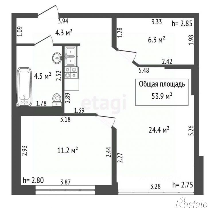 2-комн квартира Притомский пр-кт, 31 2,  д. 31 2,  к. 2