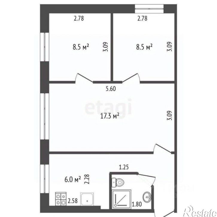 3-комн квартира пр-кт Ленина, 133А,  д. 133А