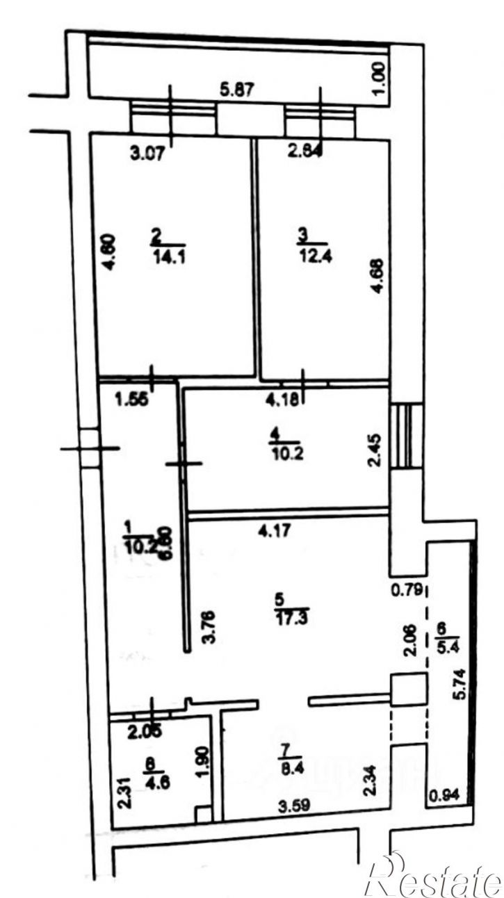 4-комн квартира пр-кт Ленина, 55б,  д. 55б