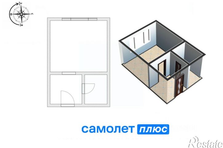 1-комн квартира пр-кт Ленина, 142а,  д. 142а