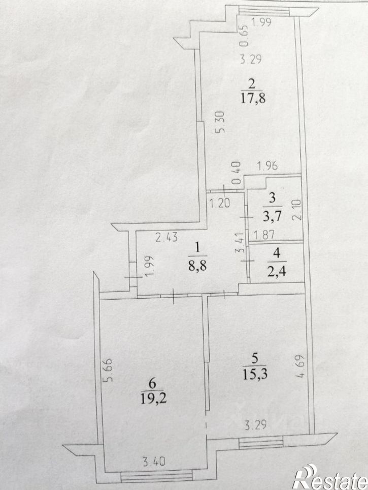 2-комн квартира Весенний пр-кт, 1,  д. 1