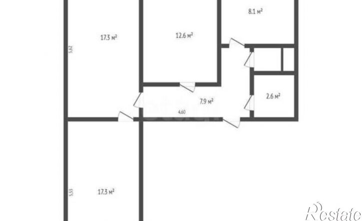3-комн квартира Ленинградский пр-кт, 32А,  д. 32А