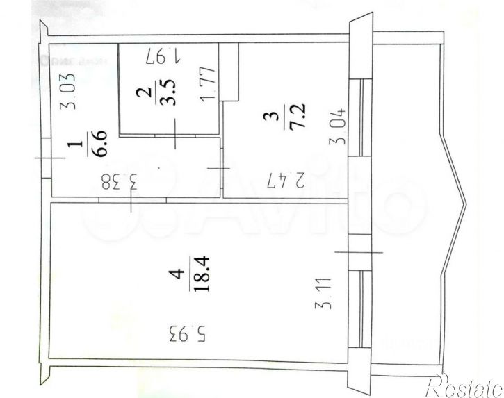 1-комн квартира ул Серебряный бор, 19а,  д. 19а