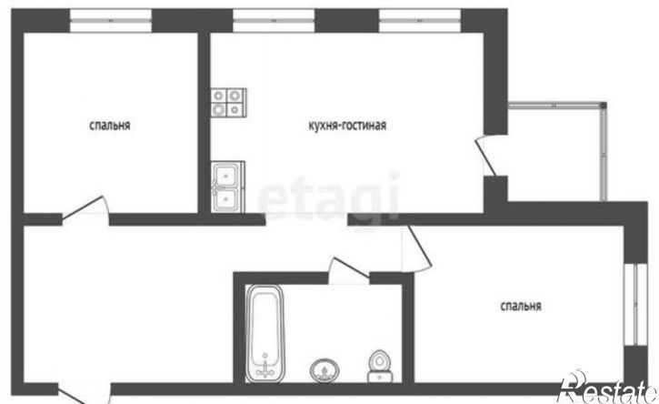3-комн квартира пр-кт Шахтеров, 74а,  д. 74а