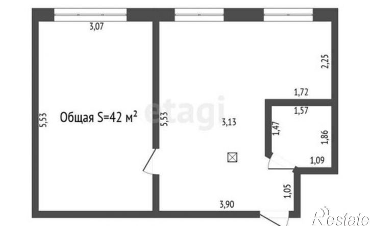 2-комн квартира ул Ноградская, 7А,  д. 7А