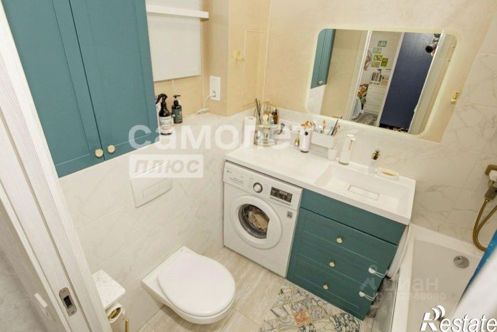 1-комн квартира ул Серебряный бор, 24 1,  д. 24 1,  к. 1