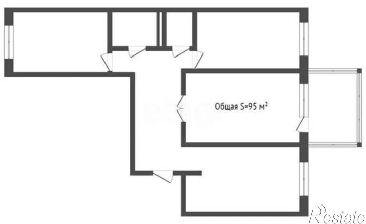 3-комн квартира Осенний б-р, 10,  д. 10